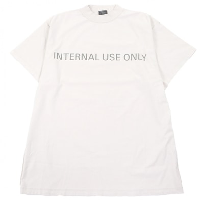 極美品 バレンシアガ 半袖Tシャツ アイボリー系 メンズ 2 787358