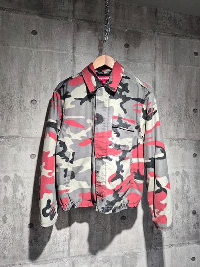 Supreme Cordura Twill Utility Jacket "Red Camo"