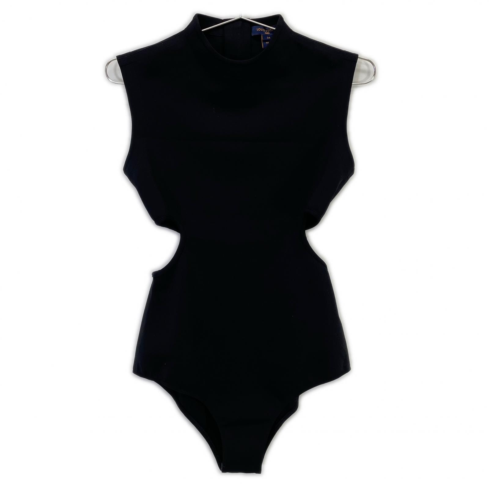 ルイヴィトン 【美品/国内正規/23年製】RW231W G72 FOBL32 ウエストカットオフ ボディスーツ 34