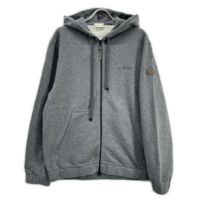 モンクレール 25年製 FELPA APERTA CON CAPPUCCIO ジップアップパーカー L