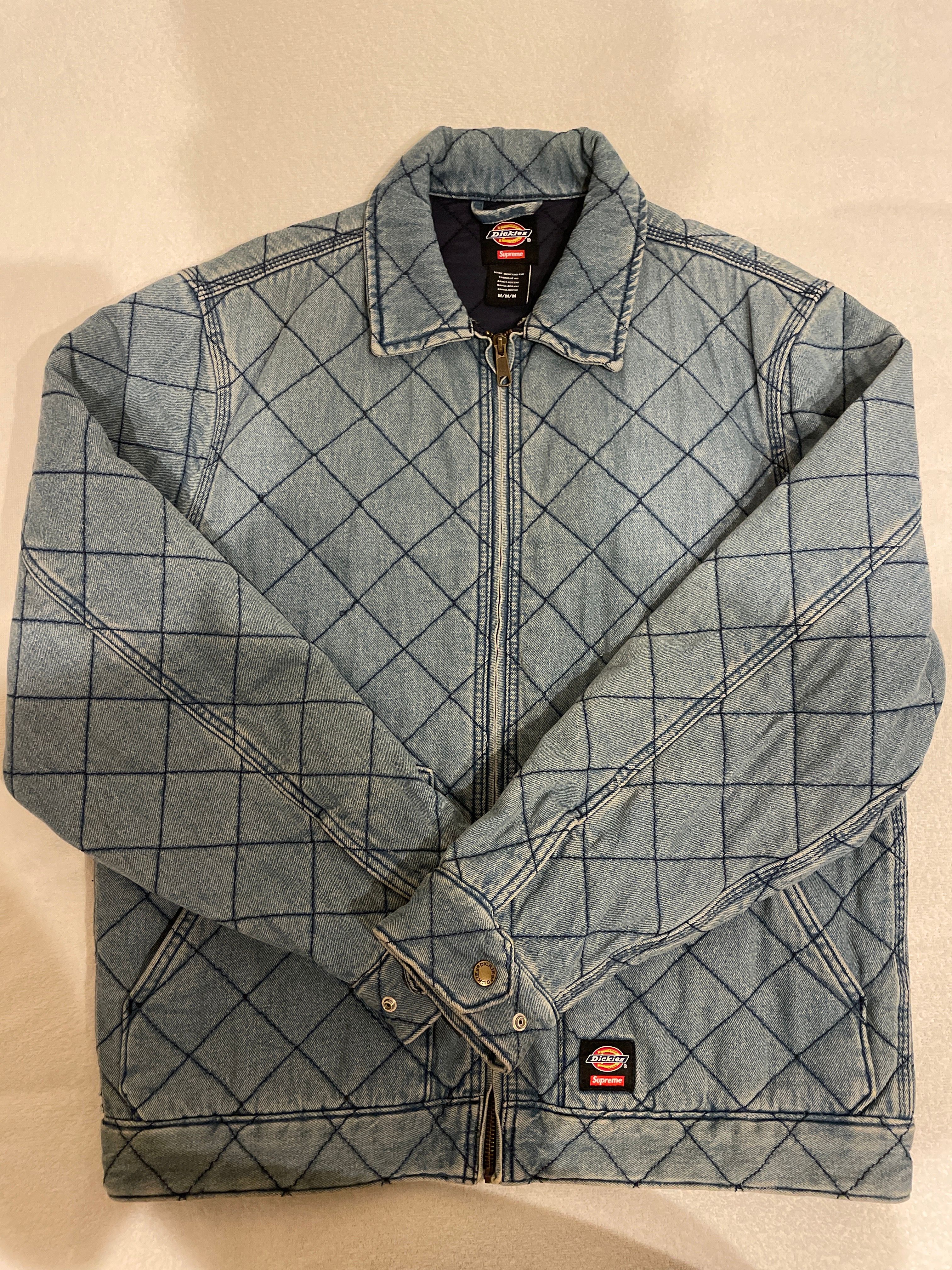 Supreme x Dickies Quilted Denim Work Jacket 