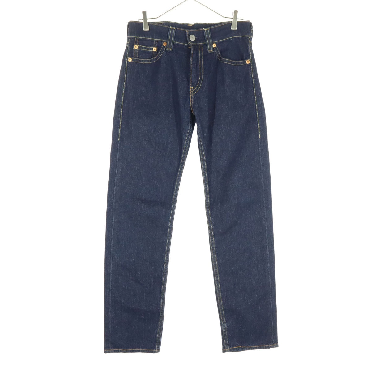 美品 LEVI'S PREMIUM リーバイスプレミアム ストレートデニムパンツ M ブルー系