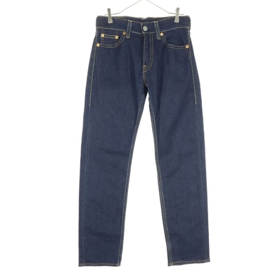 美品 LEVI'S PREMIUM リーバイスプレミアム ストレートデニムパンツ M ブルー系