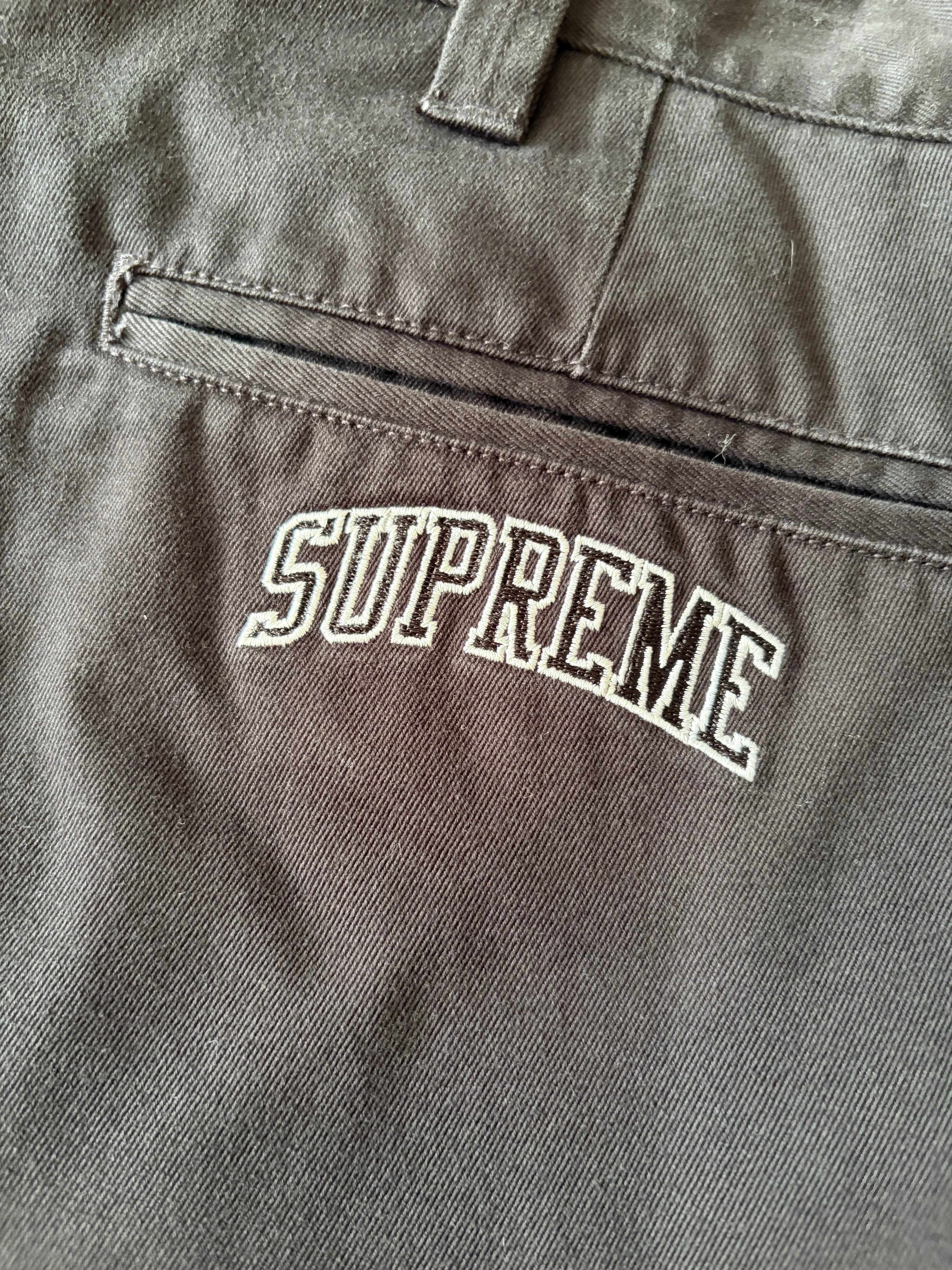 未使用に近い】Supreme Arc Logo Chino Pant 19ss チノパン ワーク