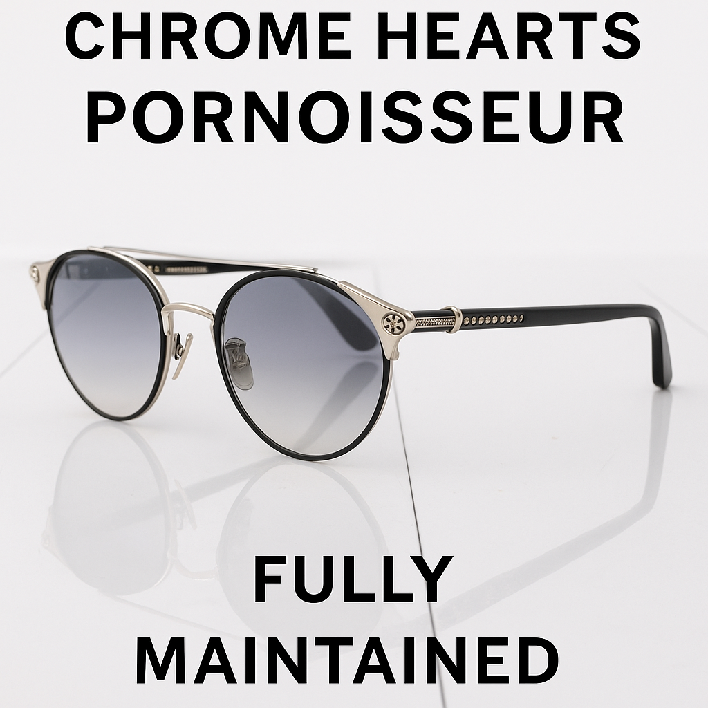 CHROME HEARTS PORNNOISSEUR ブラック×シルバー 正規品