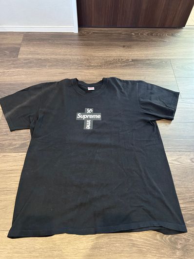 Supreme Cross Box Logo Tee "Black"