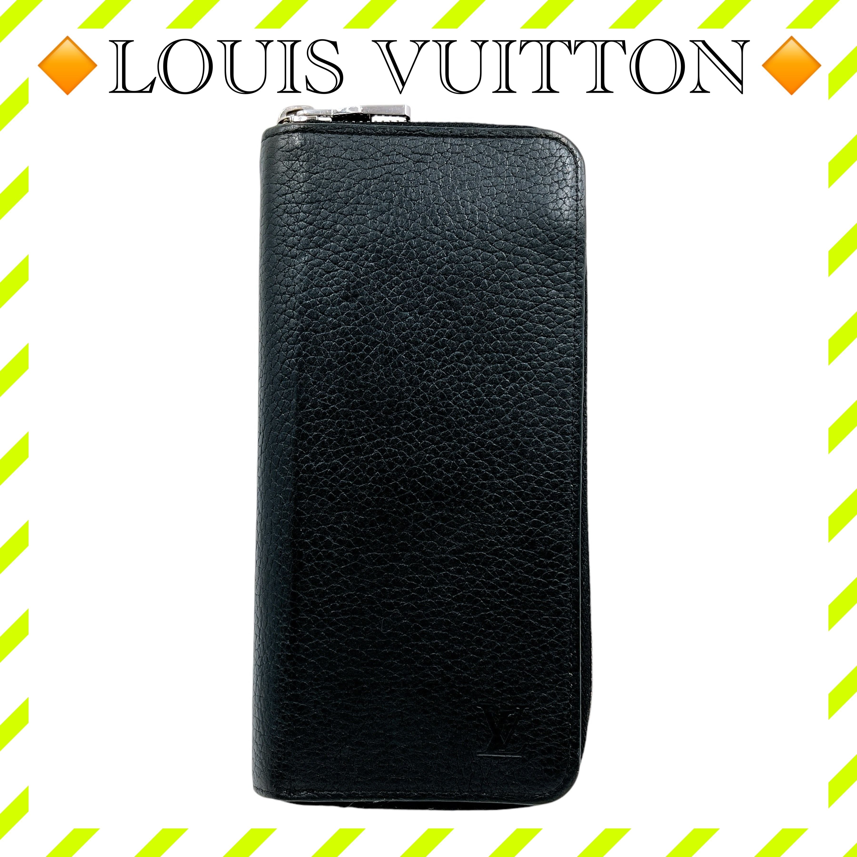 Louis Vuitton Zippy Wallet Vertical Taurillon "Noir"
