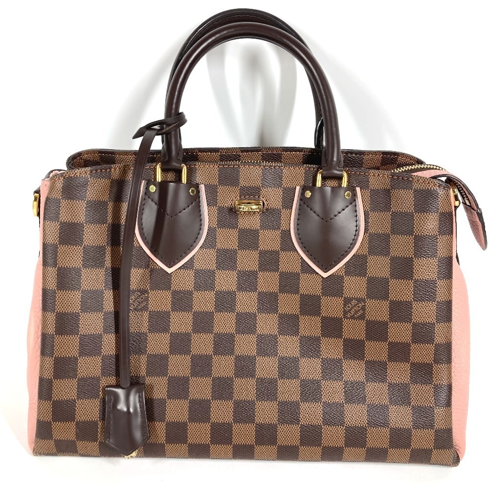 ルイヴィトン LOUIS VUITTON ノルマンディー N41488 ダミエ カバン バック トートバッグ ショルダーバッグ ハンドバッグ ダミエキャンバス マグノリア ピンク