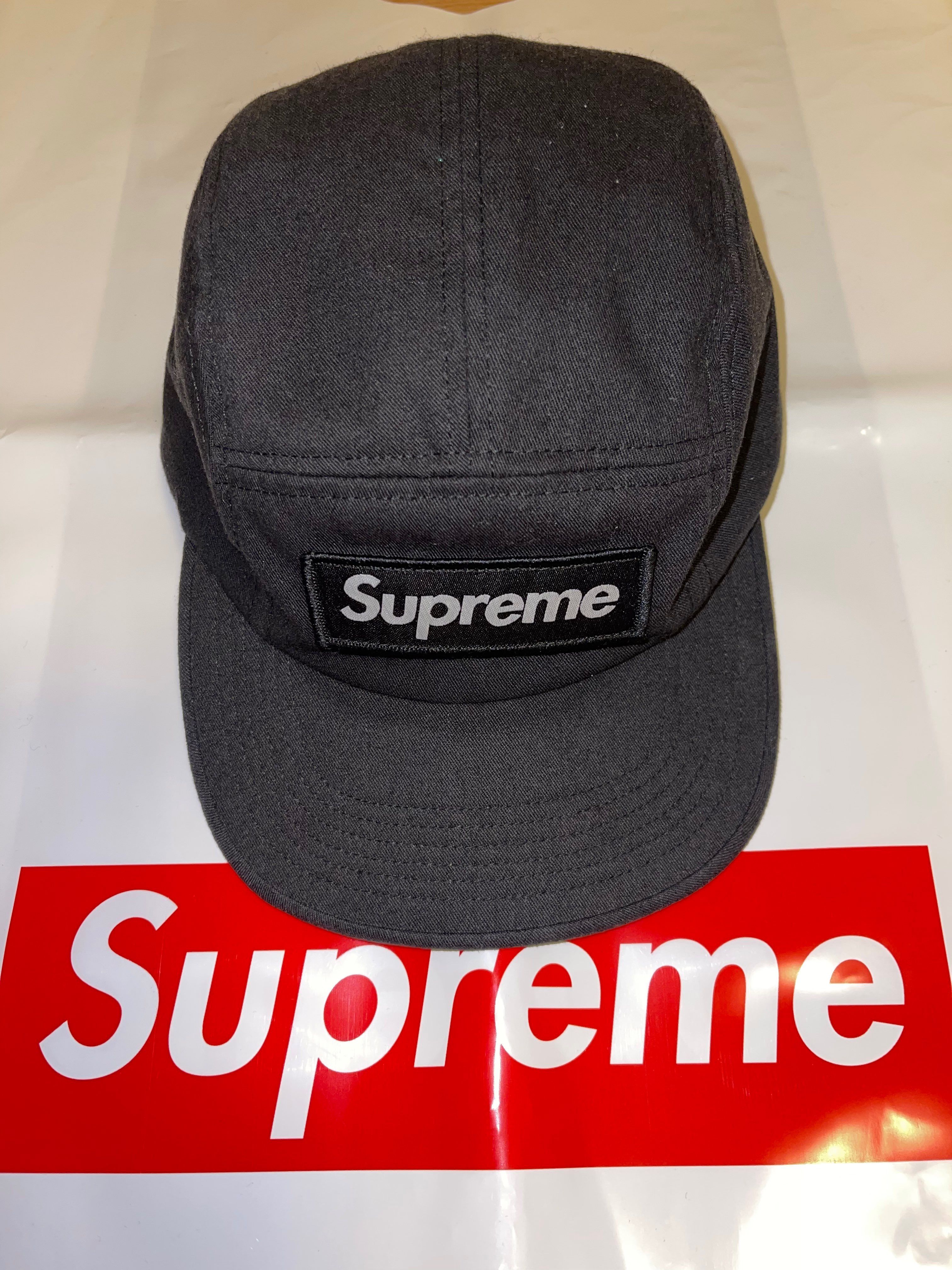 Supreme Military Camp Cap "Black" (19SS)