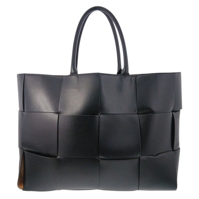 BOTTEGAVENETA ボッテガヴェネタ ラージ アルコ トートバッグ トートバッグ 608608 レザー ブラック メンズ【中古】