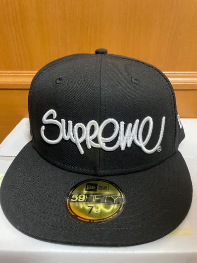 Supreme Handstyle New Era "Black"