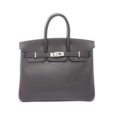 エルメス HERMES バーキン25 ハンドバッグ バッグ レザー ヴォーエプソン ヴォーエプソン グラファイト □O刻印(2011年製造) レディース グレー系 / パープル系 / ヴィオレ 【中古】