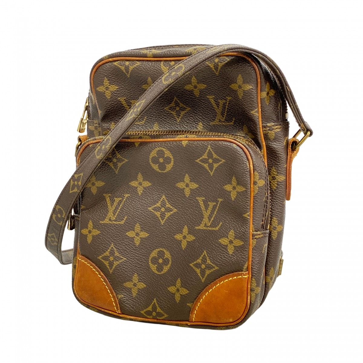 【6dc2680】ルイヴィトン ショルダーバッグ モノグラム アマゾン M45236 ブラウン【中古】レディース