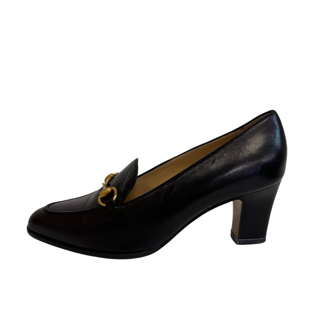 グッチ GUCCI パンプス ホースビット ブラック