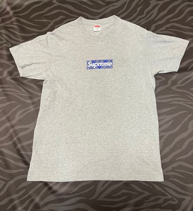Supreme Bandana Box Logo Tee "Grey"