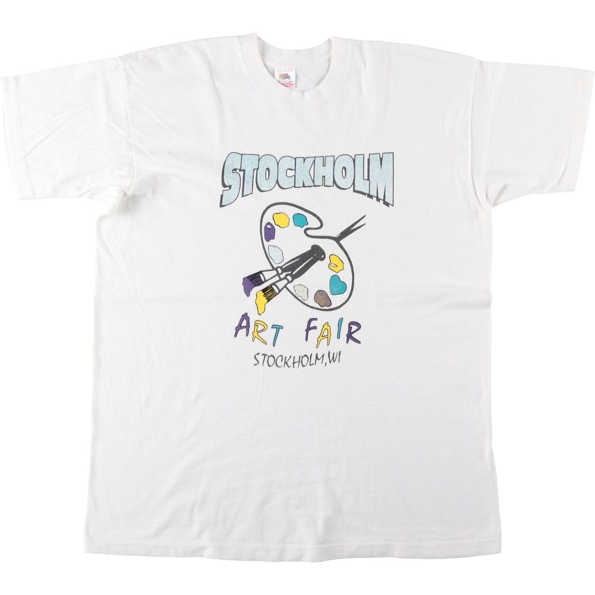 古着 90年代 フルーツオブザルーム FRUIT OF THE LOOM プリントTシャツ USA製 メンズXL相当 ヴィンテージ/eaa661555