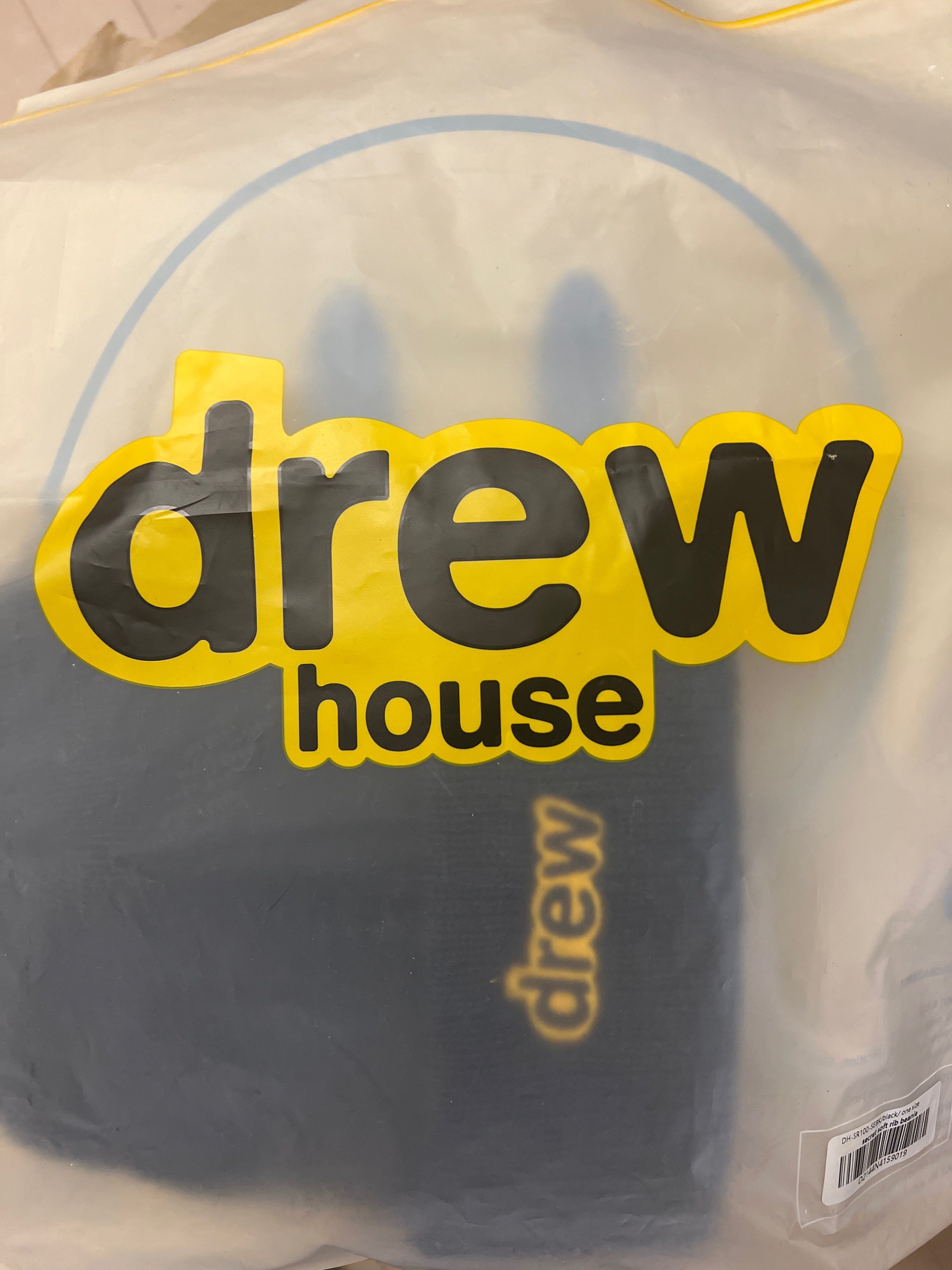 drew house mascot rib beanie "Black"