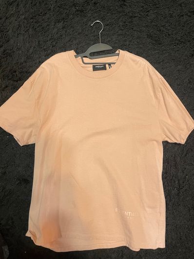 FEAR OF GOD ESSENTIALS 3M Logo Boxy T-Shirt "Pink"
