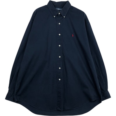 古着 ラルフローレン Ralph Lauren BLAKE 長袖 ボタンダウンシャツ メンズXL相当/eaa635604