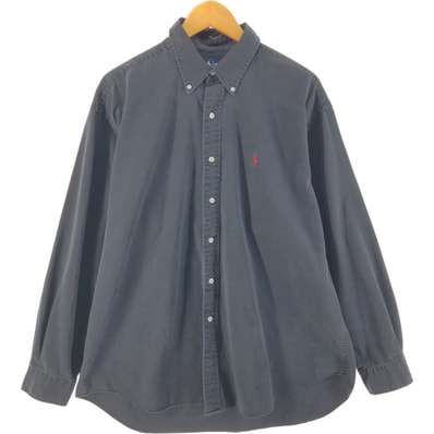 古着 ラルフローレン Ralph Lauren BLAIRE 長袖 ボタンダウンシャツ メンズXL相当/eaa515373
