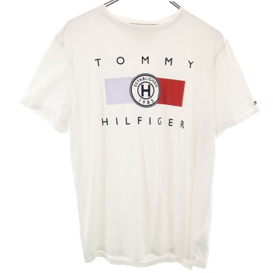 TOMMY HILFIGER トミーヒルフィガー 半袖 Tシャツ M ホワイト