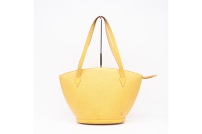 LOUIS VUITTON ルイ・ヴィトン エピ サンジャックショッピング M52269 ハンドバッグ イエロー コーティングキャンバス レディース
