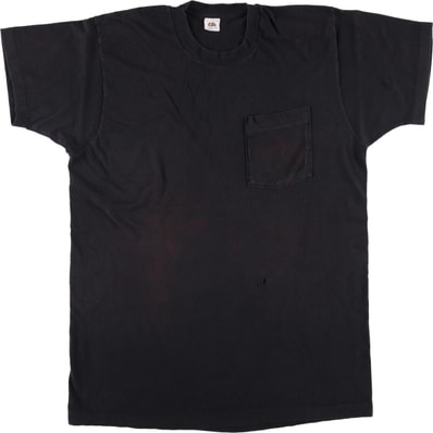 古着 90年代 フルーツオブザルーム FRUIT OF THE LOOM 無地ポケットTシャツ USA製 メンズXL相当 ヴィンテージ/eaa558716