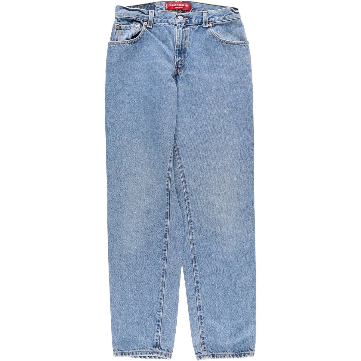 古着 00年代 リーバイス Levi's 550 CLASSIC RELAXED テーパードデニムパンツ レディースXL(w31)相当/eaa626438