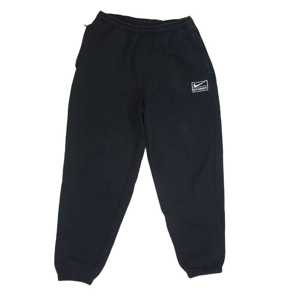 NIKE ナイキ パンツ 24AW FN5235-010 x STUSSY Stone Washed Fleece Pant ステューシー ストーン ウォッシュ フリース パンツ スウェットパンツ ブラック系 M【中古】