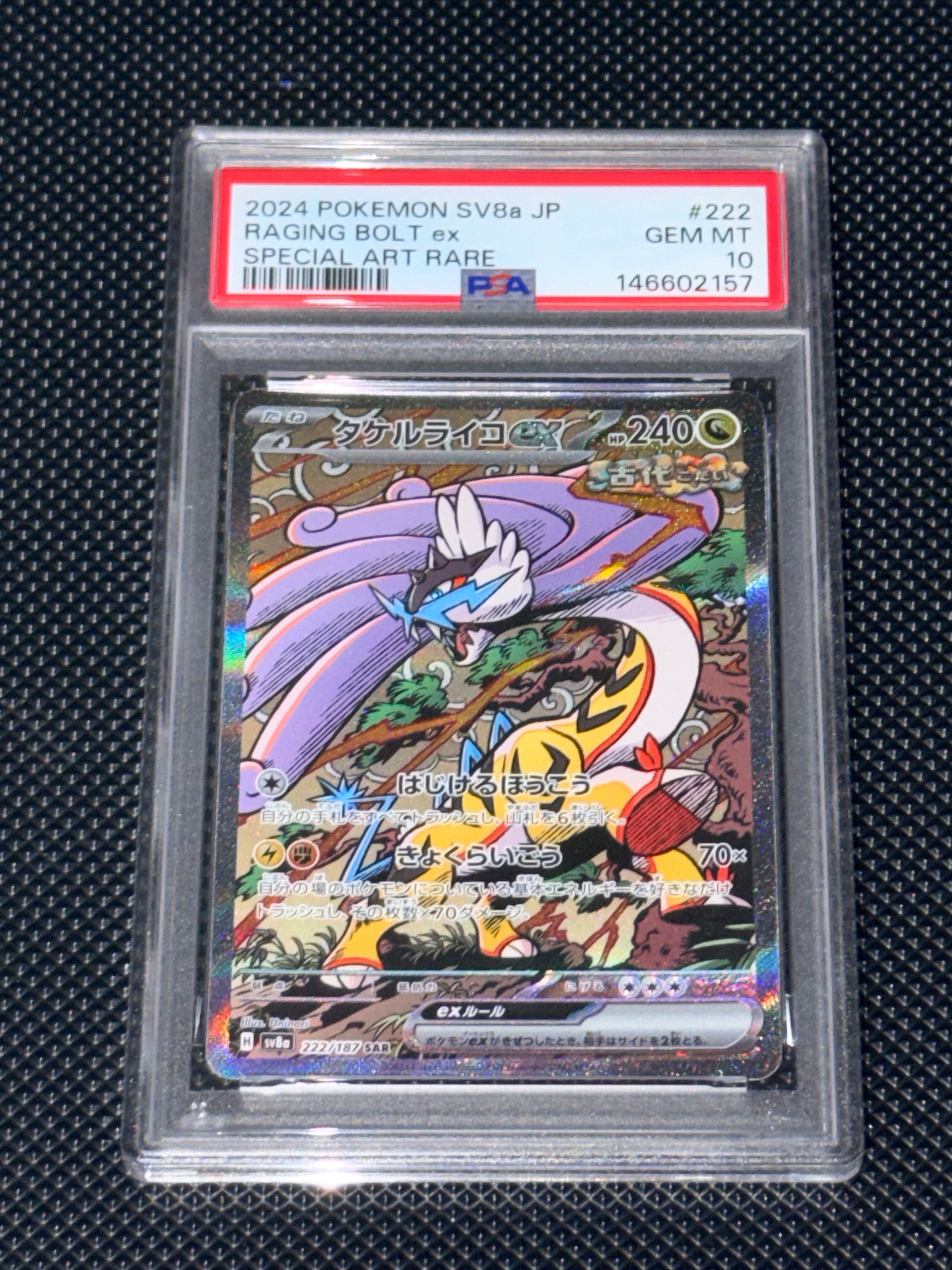 タケルライコex SAR [SV8a 222/187](ハイクラスパック「テラスタルフェスex」)