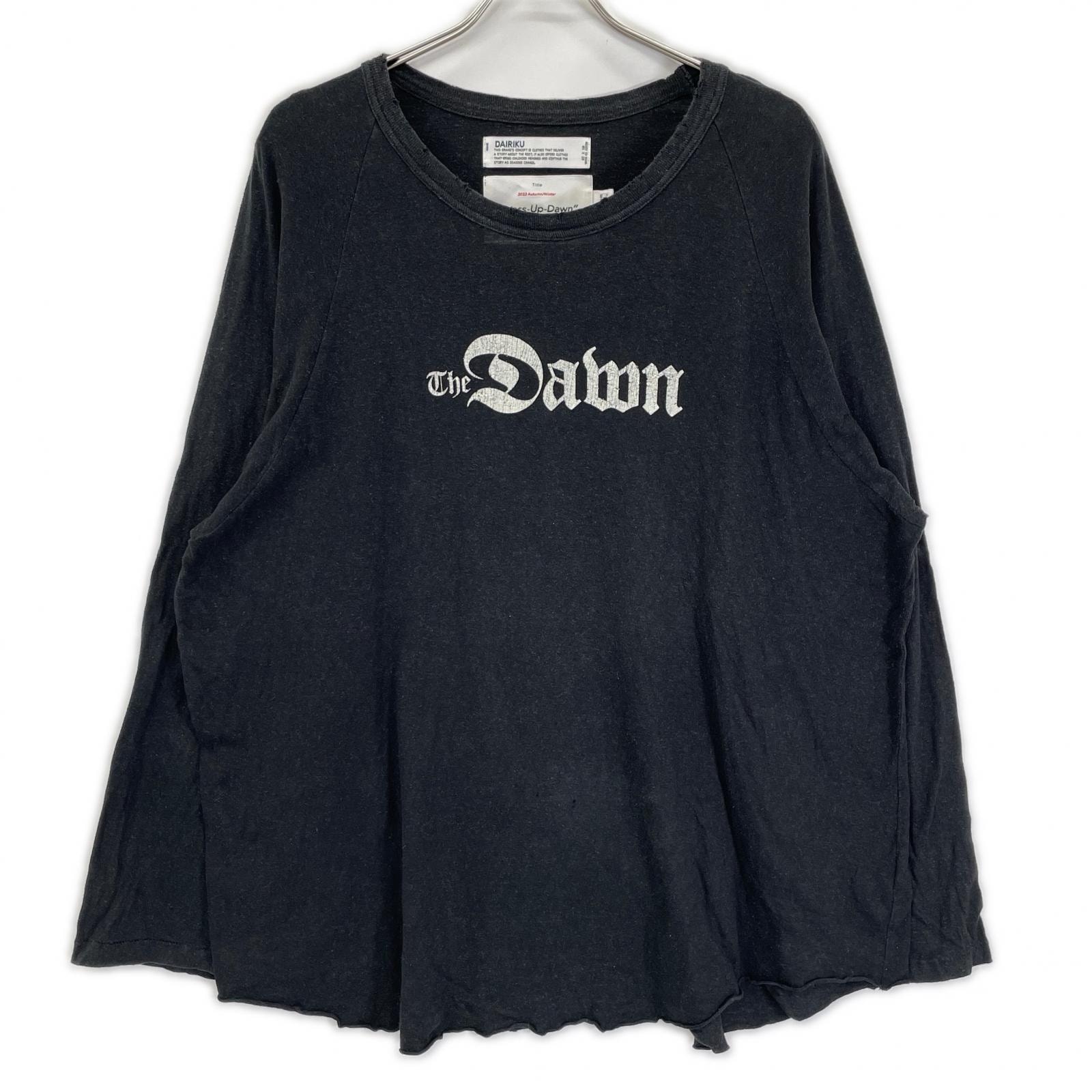ダイリク 23AW ブラック The Dawn Big Raglan Tour Tee 29