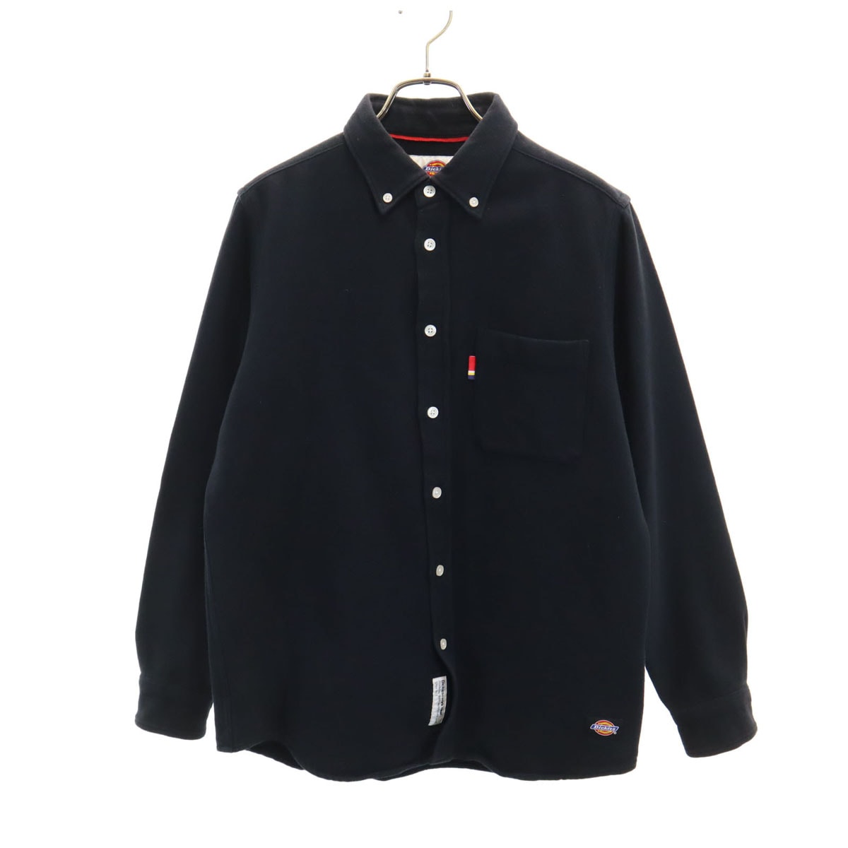 Dickies ディッキーズ 長袖 ボタンダウンシャツ S ブラック