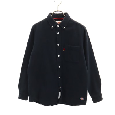 Dickies ディッキーズ 長袖 ボタンダウンシャツ S ブラック
