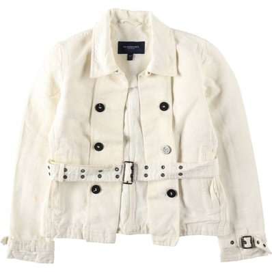 古着 バーバリー Burberry's BURBERRY LONDON コットン×リネンジャケット イタリア製 レディースS相当/eaa620521