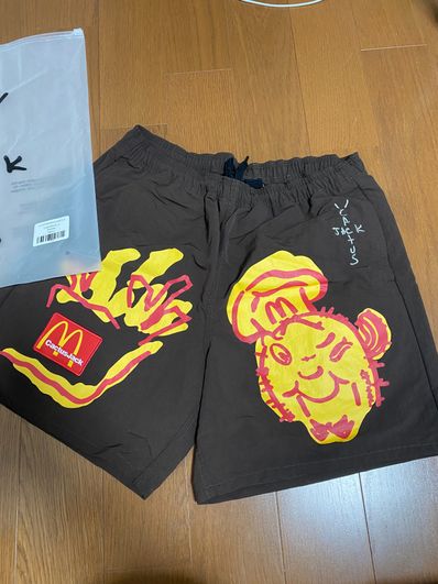 Travis Scott Cactus Jack x McDonald's Illustration II Shorts "Brown"