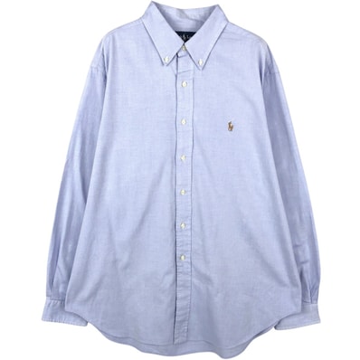 古着 ラルフローレン Ralph Lauren CLASSIC FIT 長袖 ボタンダウンシャツ メンズXL相当/eaa669012
