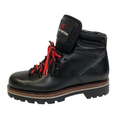 ルイヴィトン LOUIS VUITTON ブーツ ダミエ・ジャイアント アルピニスト・ライン ブラック