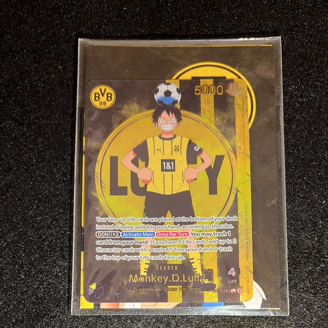 モンキー・D・ルフィ L [ST13-003]【英語版】(プロモーションカード「ボルシアドルトムント × ONE PIECE マッチデー 2025」)