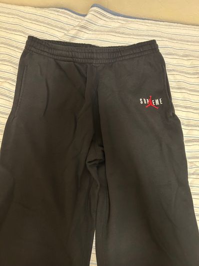 Supreme x Jordan Sweatpant "Black"