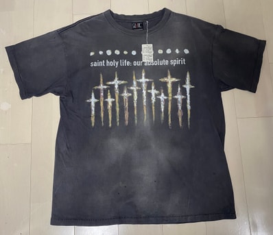 SAINT Mxxxxxx x FORSOMEONE FS_SS T-Shirt/God "Black"