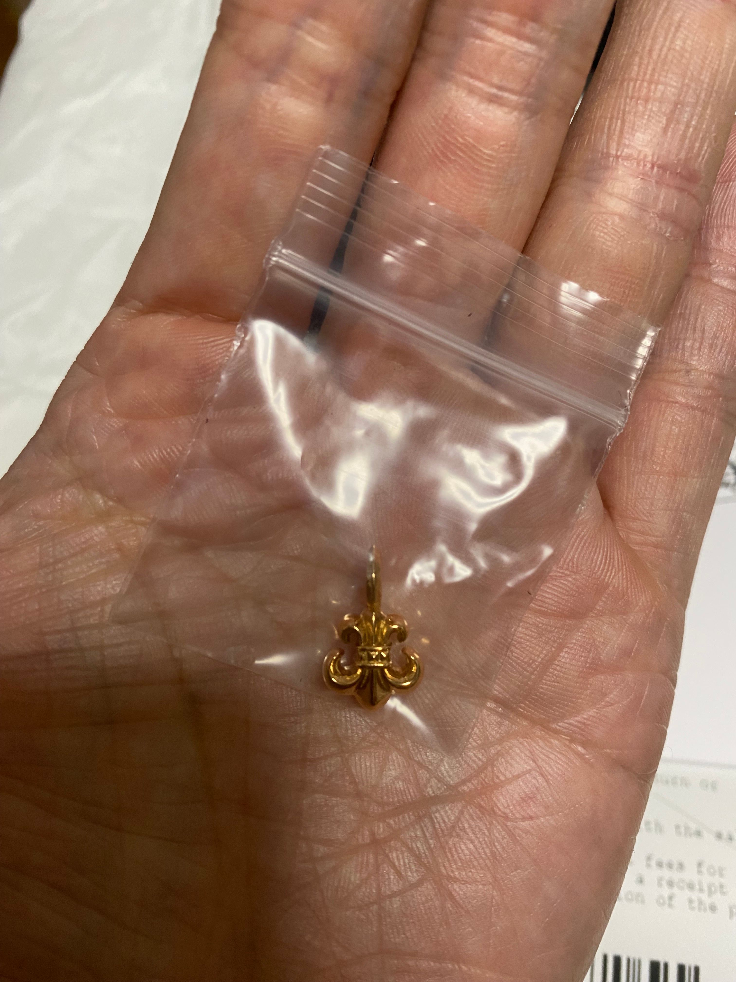 Chrome Hearts 22K #B Stack Charm BS Flare V2 "Gold"