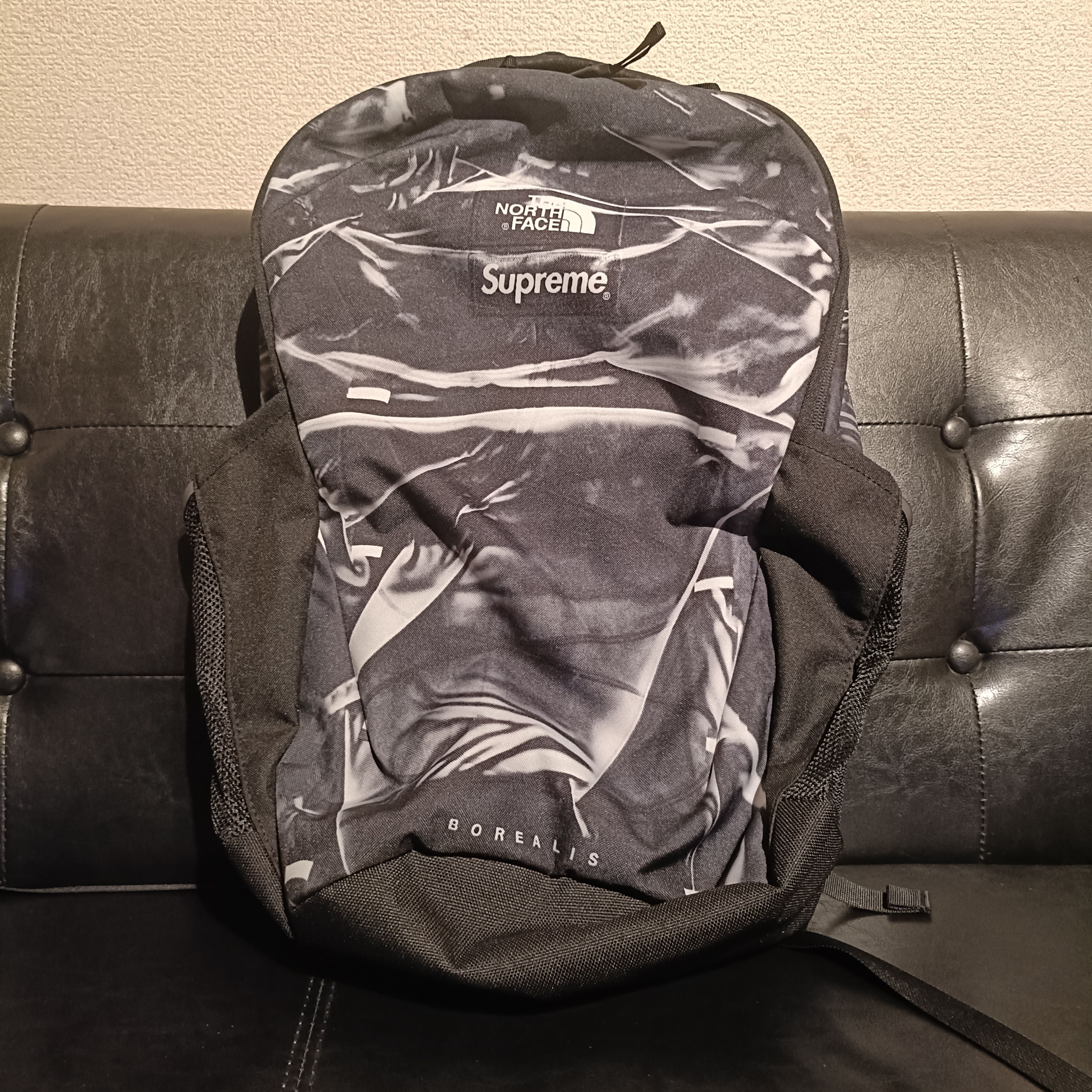 Supreme x The North Face Trompe Loeil Printed Borealis Backpack "Black"