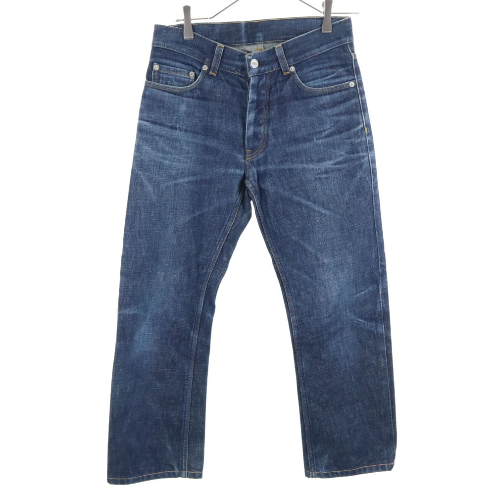 HELMUT LANG ヘルムートラング 90s オールド 本人期 ブーツカットデニムパンツ W28 インディゴ ジーンズ  ボタンフライ
