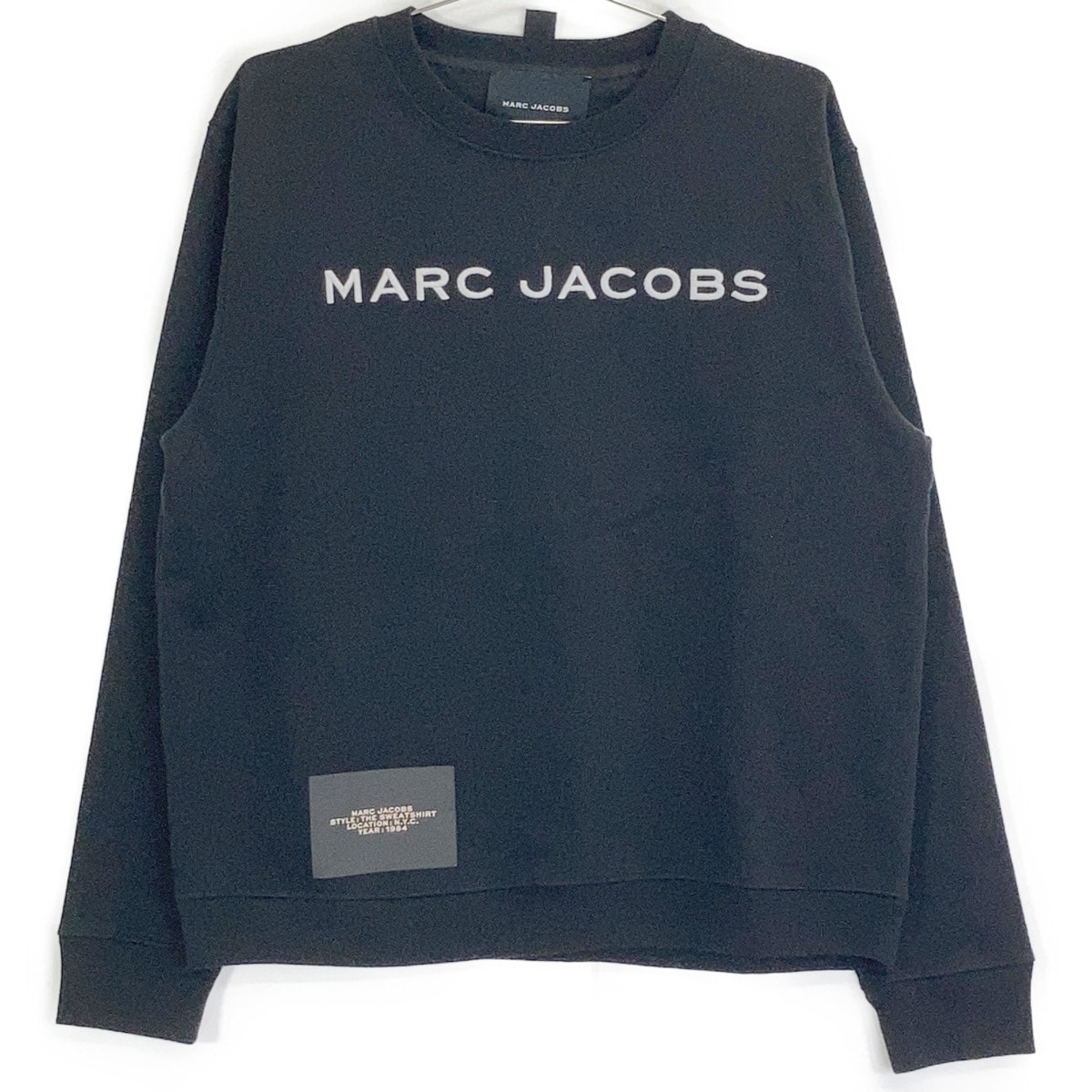 マーク ジェイコブス 【美品】C604C05PF21 ロゴ刺繍 クルーネック スウェットシャツ/ M