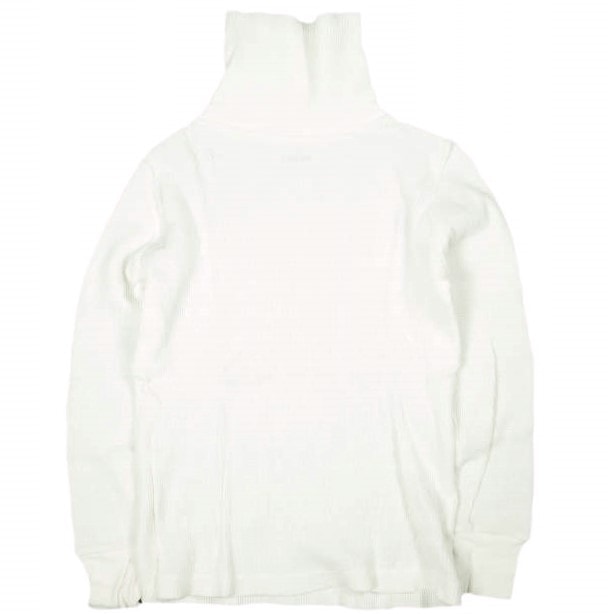 BEAMS BOY ビームスボーイ ヘビーサーマルタートルネックカットソー 13-14-0374-654 ONE SIZE WHITE ワッフル 長袖 Tシャツ トップス g25948