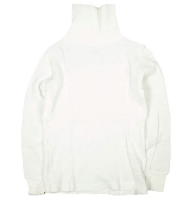 BEAMS BOY ビームスボーイ ヘビーサーマルタートルネックカットソー 13-14-0374-654 ONE SIZE WHITE ワッフル 長袖 Tシャツ トップス g25948