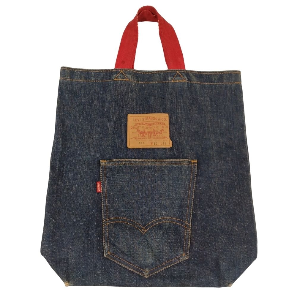 LEVIS リーバイス 70s now designs san francisco デニムトートバッグ USA制 インディゴ 正規品 / 34954