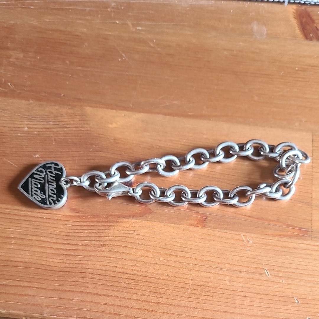 HUMAN MADE Heart Silver Earrings 