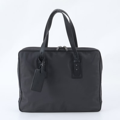 ■極美品 ダンヒル ビジネス バッグ レザー×ナイロン