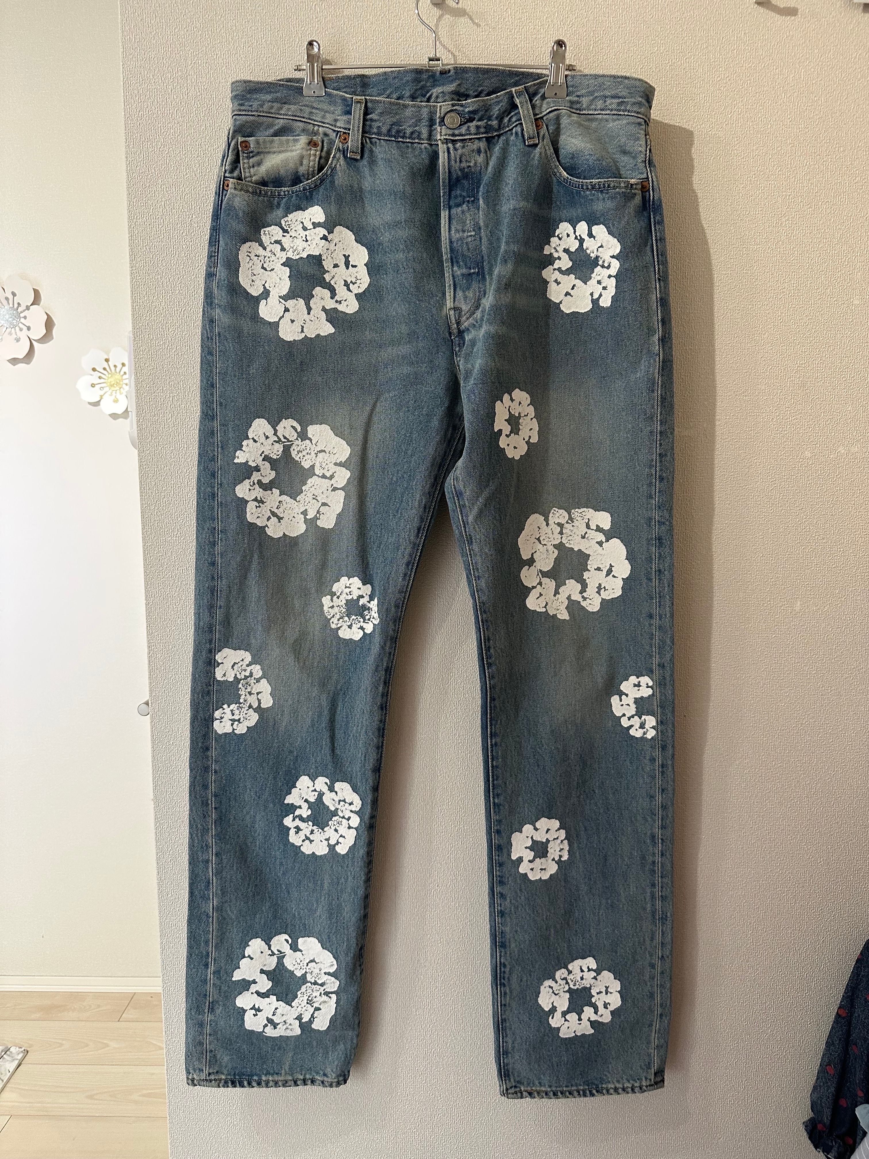 LEVI'S x Denim Tears The Cotton Wreath Jean "Light Wash"